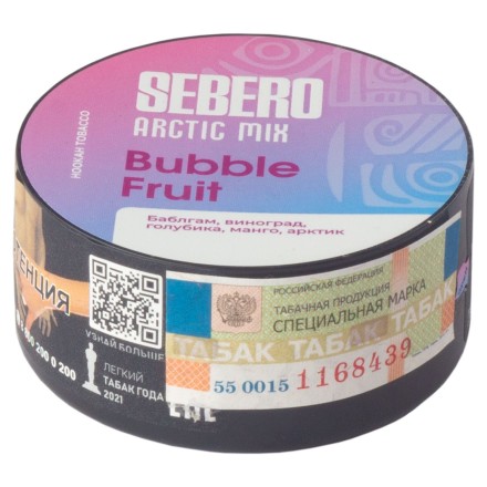 Табак Sebero Arctic Mix - Bubble Fruit (Фруктовая Жвачка, 25 грамм)