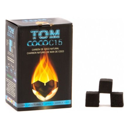 Уголь Tom Coco C15 (25x25x15 мм, 120 кубиков, 1 кг)
