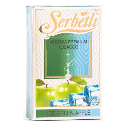 Табак Serbetli - Ice Green Apple (Зеленое Яблоко со Льдом, 50 грамм, Акциз)