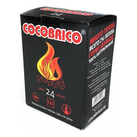 Уголь Cocobrico (22 мм, 24 кубика)