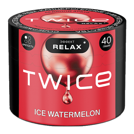 Табак Twice - Ice Watermelon (Ледяной Арбуз, 40 грамм)
