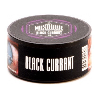 Табак Must Have - Black Currant (Черная Смородина, 25 грамм)