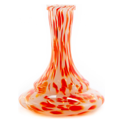 Колба Vessel Glass - Эллипс (Крошка Бело-Красная)
