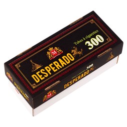 Гильзы сигаретные Desperado - 84x15 мм (карт. коробка, 300 штук)