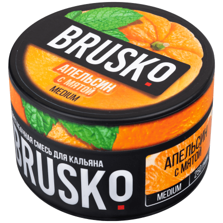 Смесь Brusko Medium - Апельсин с Мятой (250 грамм)