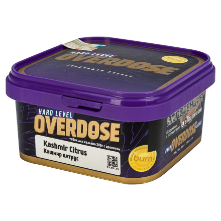 Табак Overdose - Kashmir Citrus (Кашмир Цитрус, 200 грамм)