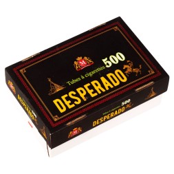 Гильзы сигаретные Desperado - 84x15 мм (карт. коробка, 500 штук)