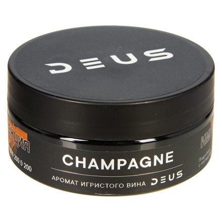 Табак Deus - Champagne (Игристое Вино, 100 грамм)