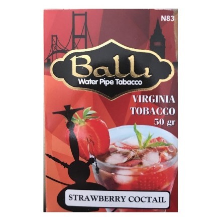 Табак Balli - Strawberry Coctail (Клубничный Коктейль, 50 грамм)