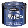 Изображение товара Табак Twice - Blueberry-Melon-Sea Buckthorn (Черника, Дыня, Облепиха, 40 грамм)