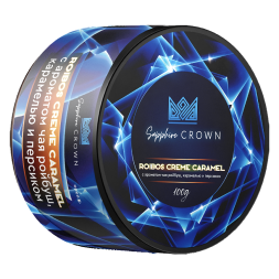 Табак Sapphire Crown - Roibos Creme Caramel (Чай Ройбуш с Карамелью и Персиком, 100 грамм)