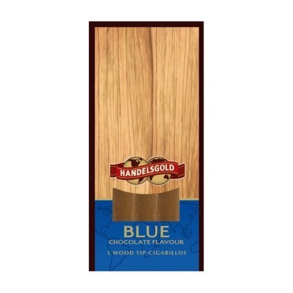 Сигариллы Handelsgold Wood Tip-Cigarillos - Chocolate Blue (5 штук)