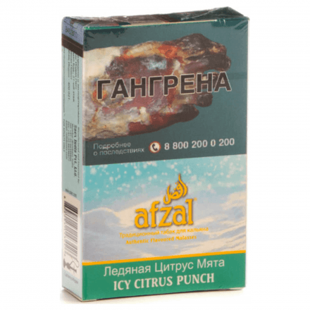 Табак Afzal - Icy Citrus Punch (Ледяная Цитрус Мята, 40 грамм)