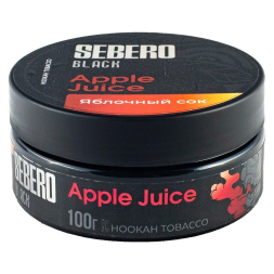 Табак Sebero Black - Apple Juice (Яблочный Сок, 100 грамм)