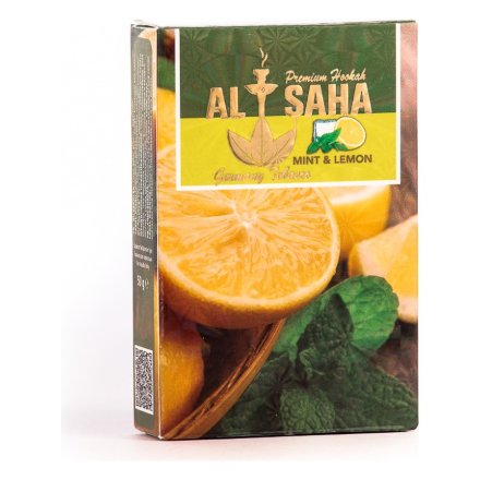 Табак Al Saha - Mint &amp; Lemon (Мята и Лимон, 50 грамм)