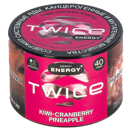 Табак Twice - Kiwi-Cranberry-Pineapple (Киви-Клюква-Ананас, 40 грамм)