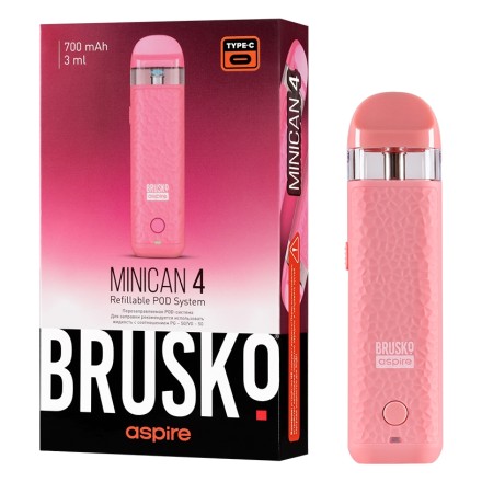 Электронная сигарета Brusko - Minican 4 (Розовый)
