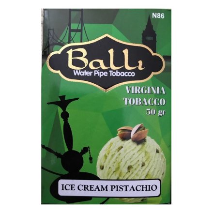 Табак Balli - Ice Cream Pistachio (Фисташковое Мороженое, 50 грамм)