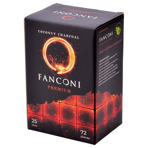 Уголь Fanconi (25 мм, 72 кубика) — 