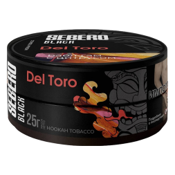 Табак Sebero Black - Del Toro (Бабл гам с Цитрусом, 25 грамм)