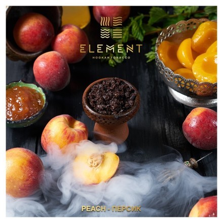 Табак Element Вода - Peach (Персик, 100 грамм)