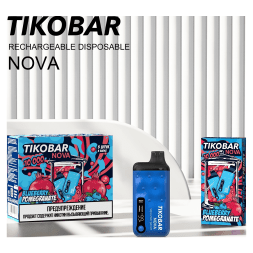 TIKOBAR Nova - Черника Гранат (Blueberry Pomegranate, 10000 затяжек)