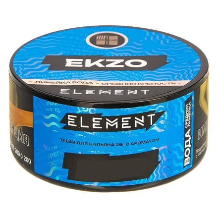 Табак Element Вода - Grape Mint NEW (Мятный Виноград, 25 грамм)