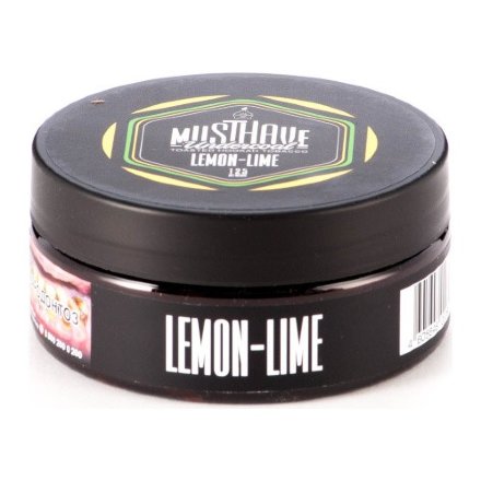 Табак Must Have - Lemon-Lime (Лимон и Лайм, 125 грамм)