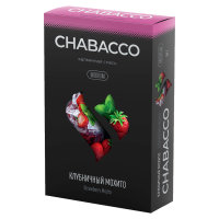 Смесь Chabacco Mix MEDIUM - Strawberry Mojito (Клубничный Мохито, 50 грамм) — 