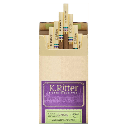 Сигариты K.Ritter - Grape SuperSlim (Виноград, 20 штук)