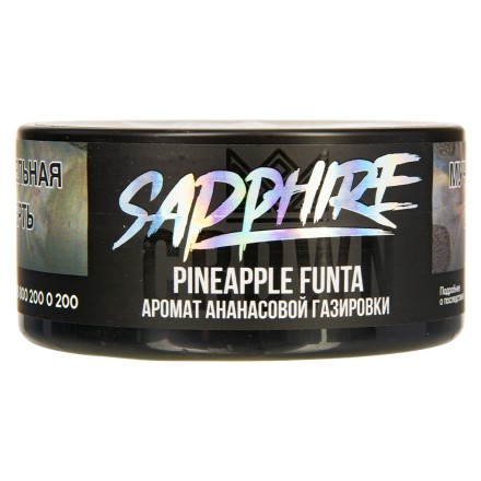 Табак Sapphire Crown - Pineapple Funta (Ананасовая Газировка, 100 грамм)