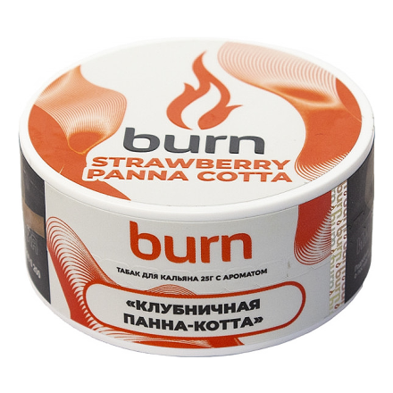 Табак Burn - Strawberry Panna-Cotta (Клубничная Панна-котта, 25 грамм)
