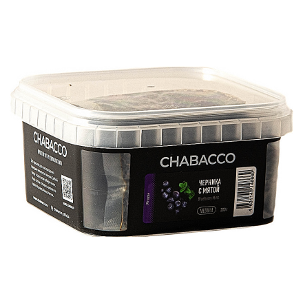 Смесь Chabacco MEDIUM - Blueberry Mint (Черника с Мятой, 200 грамм)
