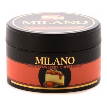 Табак Milano - Strawberry Cheesecake M55 (Клубничный Чизкейк, 100 грамм)
