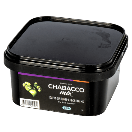 Смесь Chabacco MIX MEDIUM - Kiwi Apple Gooseberry (Киви Яблоко Крыжовник, 200 грамм)