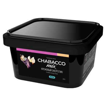 Смесь Chabacco MIX MEDIUM - Creamy Energy Drink (Кремовый Энергетик, 200 грамм)