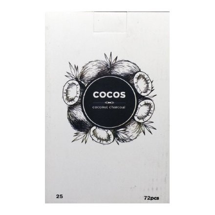 Уголь Cocos (25 мм, 72 кубика)