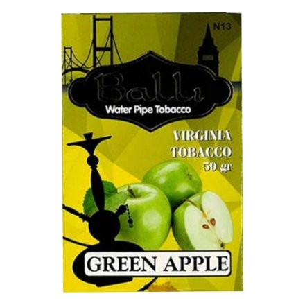 Табак Balli - Green Apple (Зеленое Яблоко, 50 грамм)