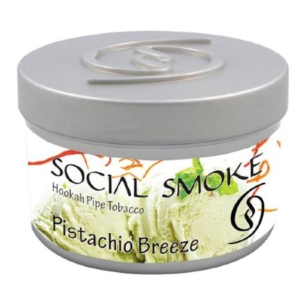 Табак Social Smoke - Pistachio Breeze (Фисташковое Мороженое, 250 грамм)