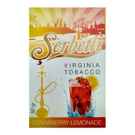 Табак Serbetli - Strawberry Lemonade (Клубничный Лимонад, 50 грамм, Акциз)