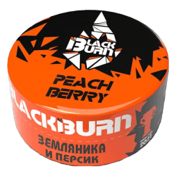 Табак BlackBurn - Peachberry (Земляника и Персик, 25 грамм)