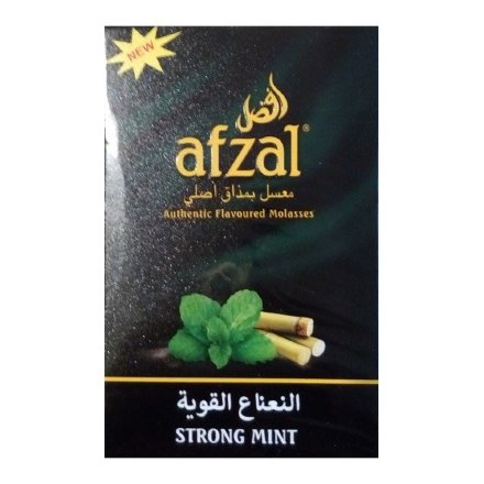 Табак Afzal - Strong Mint (Сильная Мята, 50 грамм)