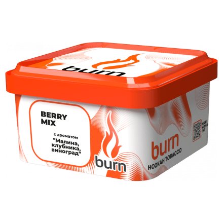 Табак Burn - Berry Mix (Ягодный Микс, 200 грамм)