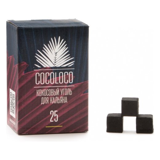 Уголь CocoLoco (25 мм, 72 кубика) — 