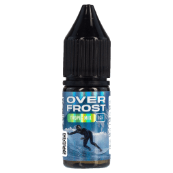 Жидкость Over Frost - Hybrid Tropic Mix Ice (Зелёное Яблоко, Личи и Персик со Льдом, 10 мл, 2 мг)