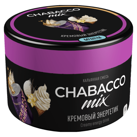 Смесь Chabacco MIX MEDIUM - Creamy Energy Drink (Кремовый Энергетик, 50 грамм)