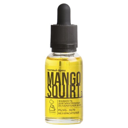 Жидкость Volcano Vape - Mango Squirt (Манго Сквирт, 3 мг, 30 мл)