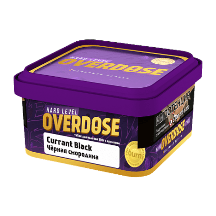 Табак Overdose - Currant Black (Чёрная Смородина, 200 грамм)